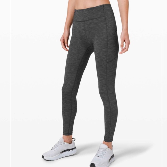 Lululemon Speed Up 28” Heathered Black Sz 6 - Picture 2 of 8